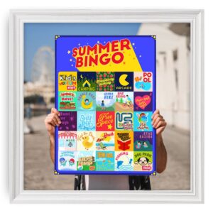 summer bingo poster design
